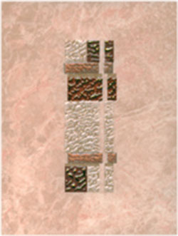 Керамическая плитка Каменный цветок 25х33